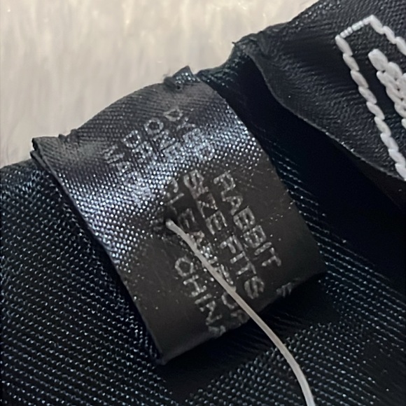 Dyed Rabbit hair tie front collar - Picture 5 of 5